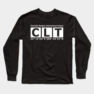 CLT Airport, Charlotte Douglas International Airport Long Sleeve T-Shirt